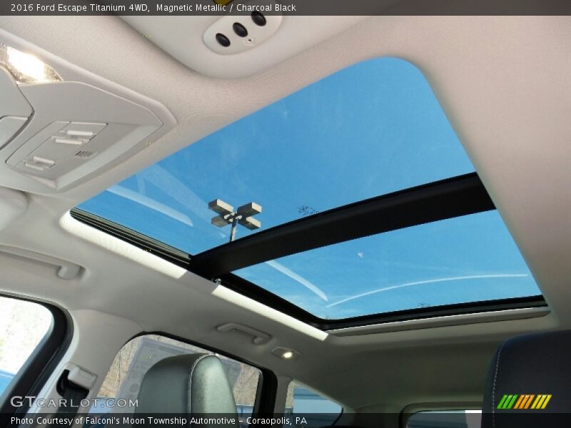 Magnetic Metallic / Charcoal Black 2016 Ford Escape Titanium 4WD