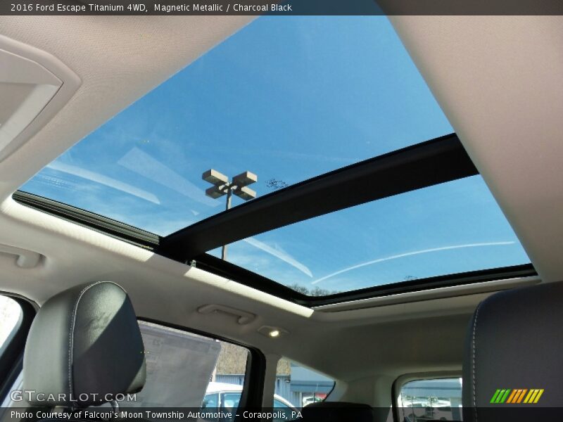 Magnetic Metallic / Charcoal Black 2016 Ford Escape Titanium 4WD