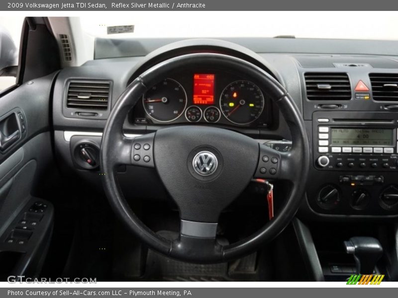 Reflex Silver Metallic / Anthracite 2009 Volkswagen Jetta TDI Sedan