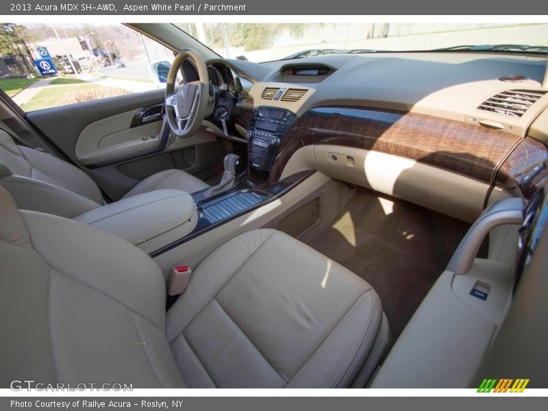 Aspen White Pearl / Parchment 2013 Acura MDX SH-AWD