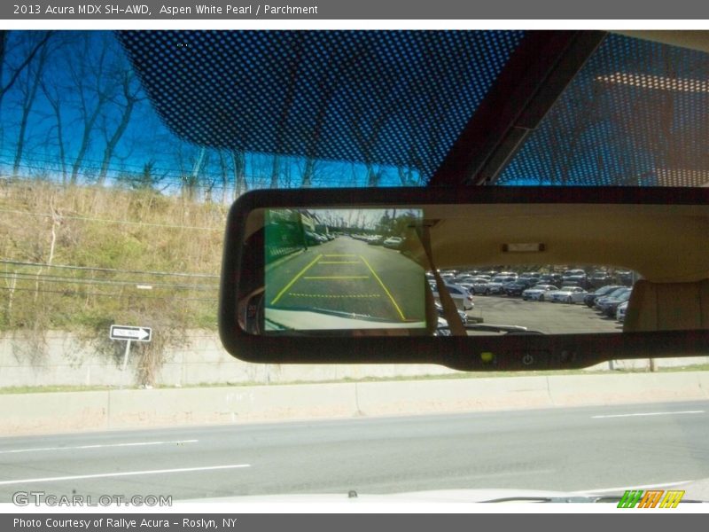 Aspen White Pearl / Parchment 2013 Acura MDX SH-AWD