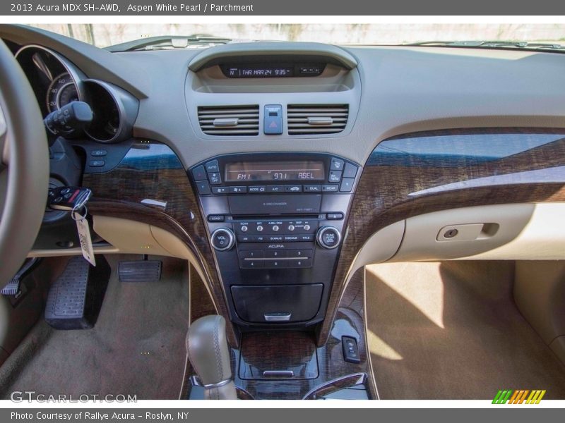 Aspen White Pearl / Parchment 2013 Acura MDX SH-AWD