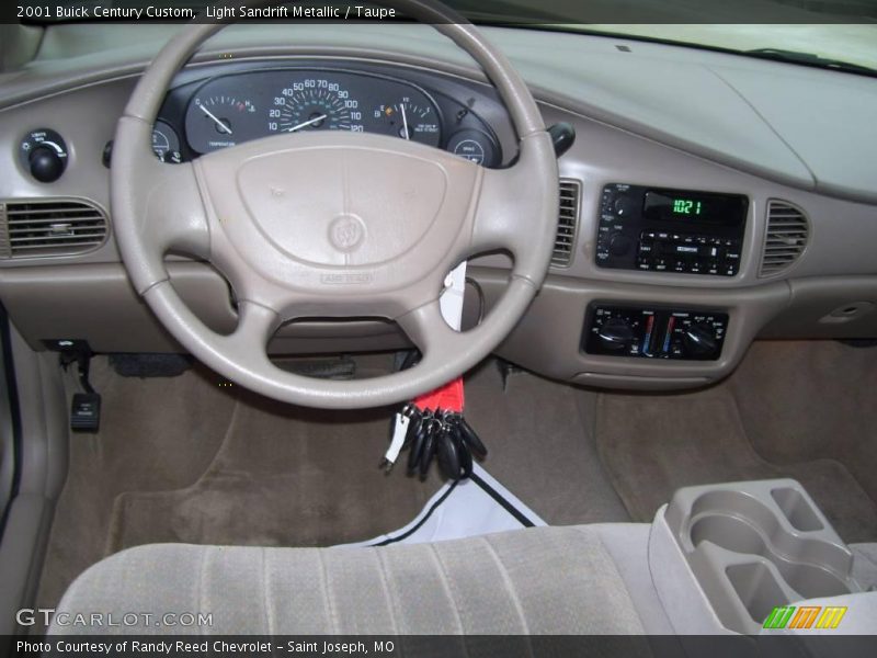 Light Sandrift Metallic / Taupe 2001 Buick Century Custom