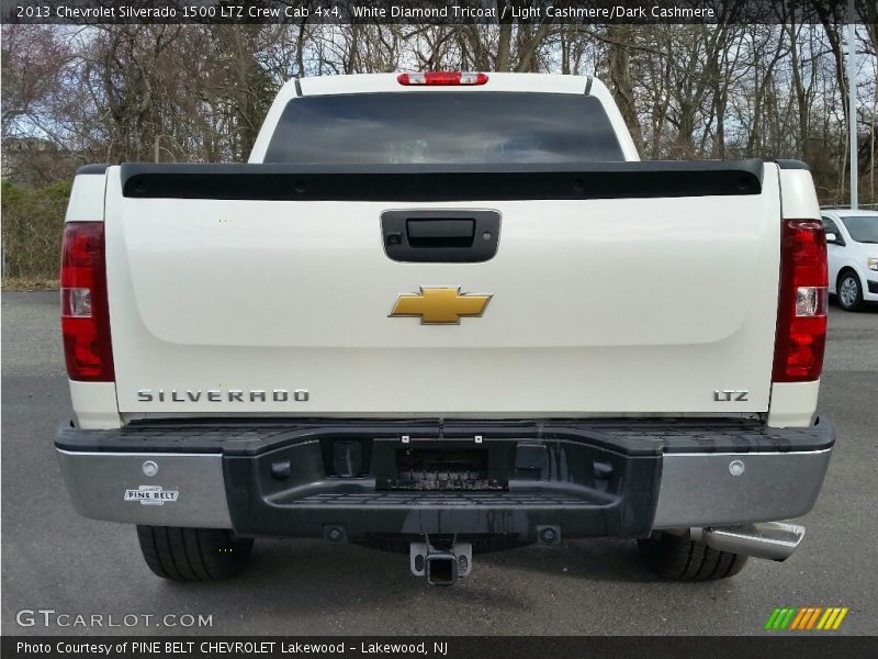 White Diamond Tricoat / Light Cashmere/Dark Cashmere 2013 Chevrolet Silverado 1500 LTZ Crew Cab 4x4