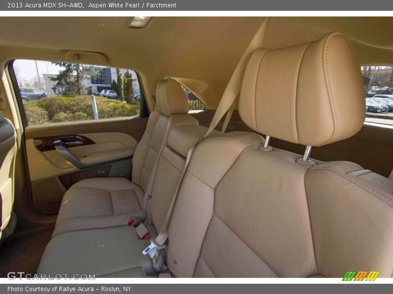 Aspen White Pearl / Parchment 2013 Acura MDX SH-AWD