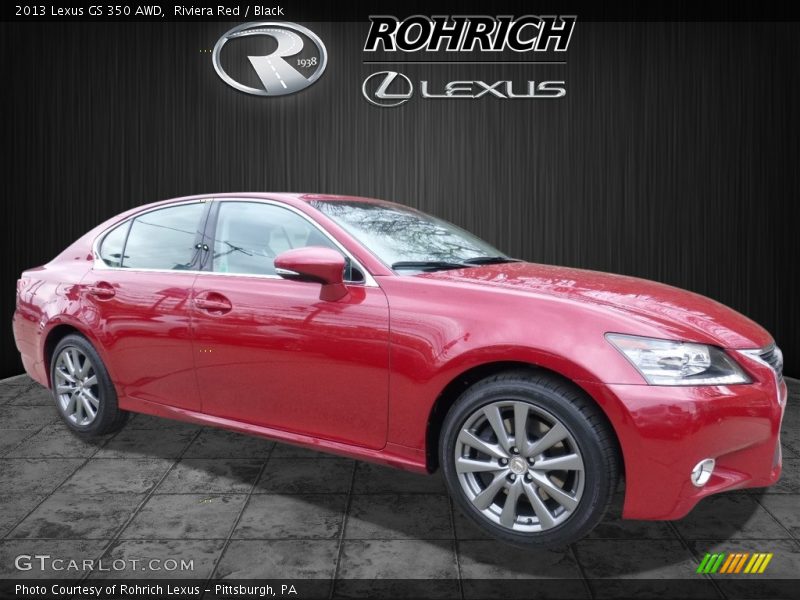 Riviera Red / Black 2013 Lexus GS 350 AWD