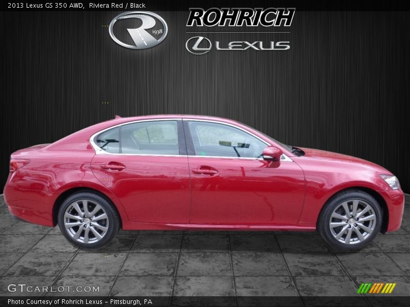 Riviera Red / Black 2013 Lexus GS 350 AWD