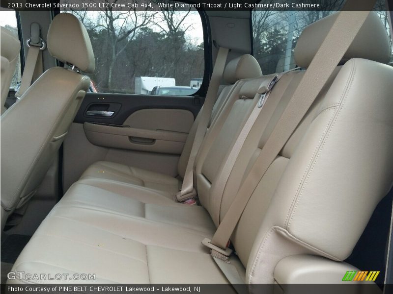 White Diamond Tricoat / Light Cashmere/Dark Cashmere 2013 Chevrolet Silverado 1500 LTZ Crew Cab 4x4