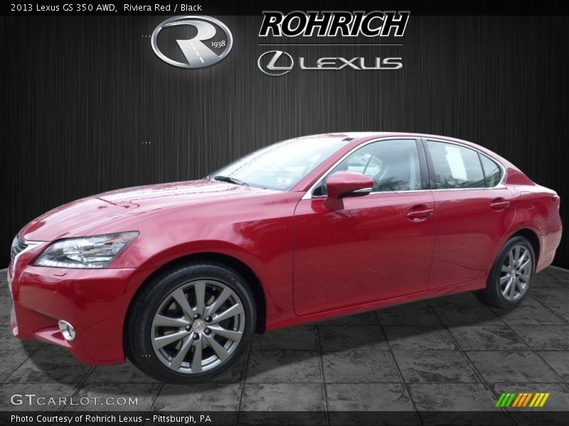 Riviera Red / Black 2013 Lexus GS 350 AWD