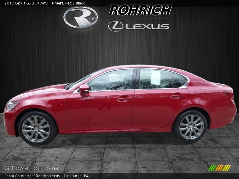 Riviera Red / Black 2013 Lexus GS 350 AWD