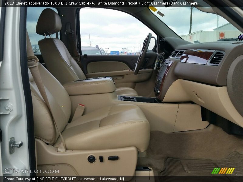White Diamond Tricoat / Light Cashmere/Dark Cashmere 2013 Chevrolet Silverado 1500 LTZ Crew Cab 4x4