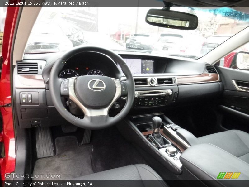 Riviera Red / Black 2013 Lexus GS 350 AWD
