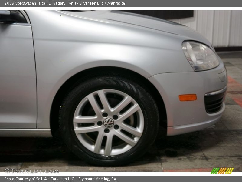 Reflex Silver Metallic / Anthracite 2009 Volkswagen Jetta TDI Sedan