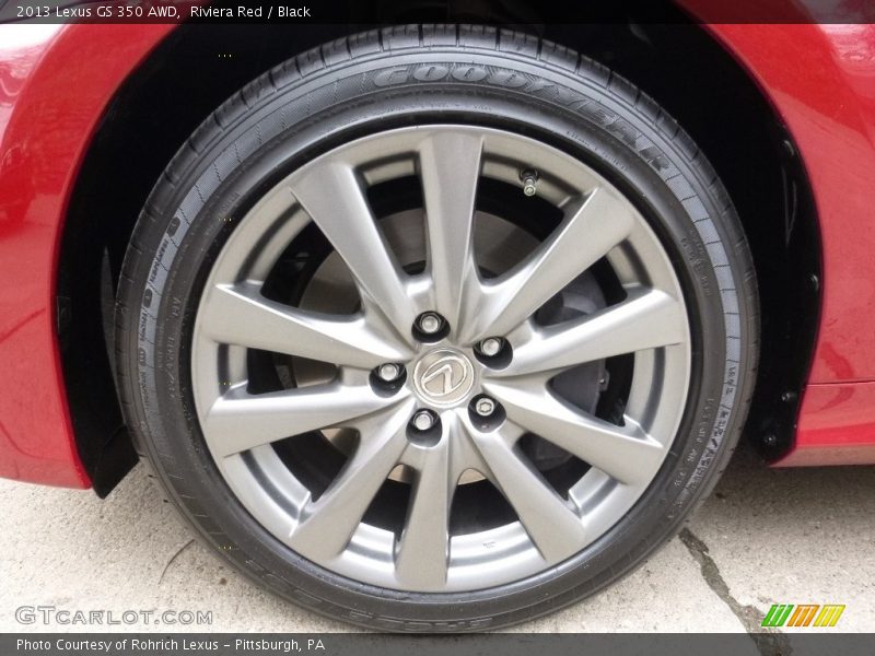 Riviera Red / Black 2013 Lexus GS 350 AWD