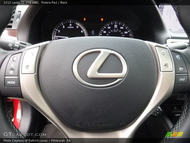 Riviera Red / Black 2013 Lexus GS 350 AWD