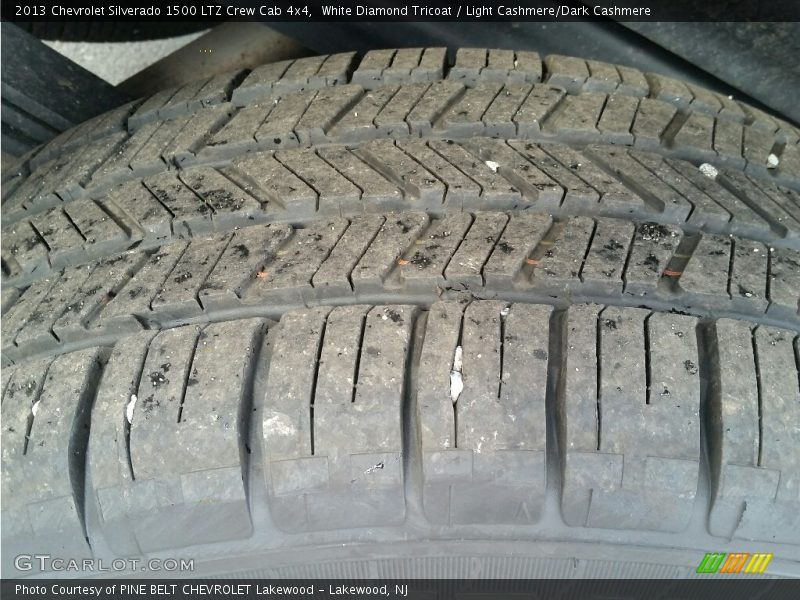 White Diamond Tricoat / Light Cashmere/Dark Cashmere 2013 Chevrolet Silverado 1500 LTZ Crew Cab 4x4