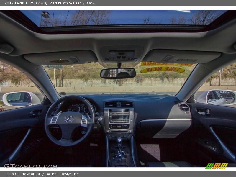 Starfire White Pearl / Black 2012 Lexus IS 250 AWD