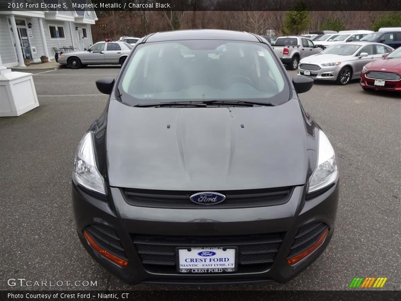 Magnetic Metallic / Charcoal Black 2016 Ford Escape S