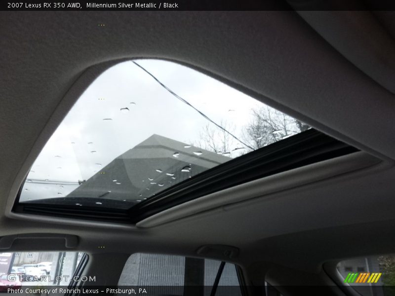 Millennium Silver Metallic / Black 2007 Lexus RX 350 AWD