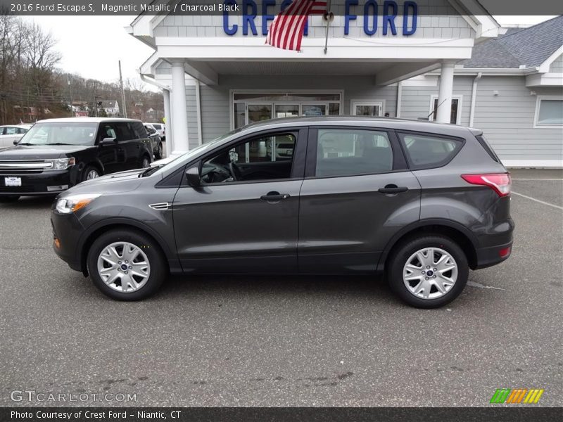 Magnetic Metallic / Charcoal Black 2016 Ford Escape S