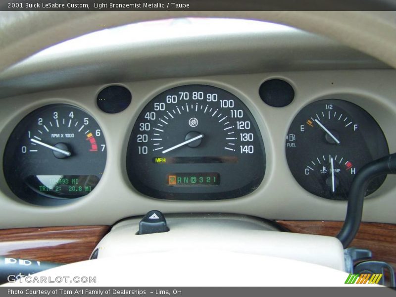 Light Bronzemist Metallic / Taupe 2001 Buick LeSabre Custom