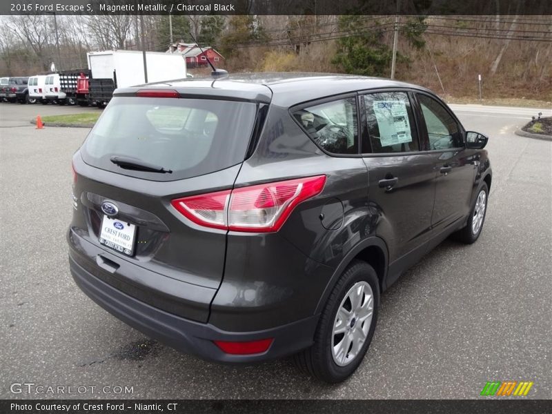 Magnetic Metallic / Charcoal Black 2016 Ford Escape S