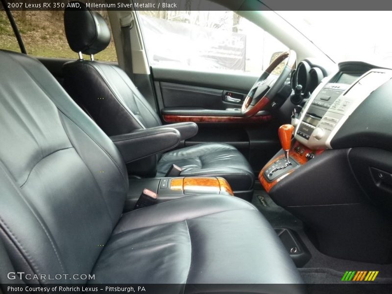 Millennium Silver Metallic / Black 2007 Lexus RX 350 AWD