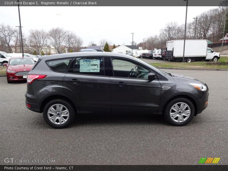 Magnetic Metallic / Charcoal Black 2016 Ford Escape S