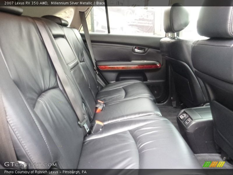 Millennium Silver Metallic / Black 2007 Lexus RX 350 AWD