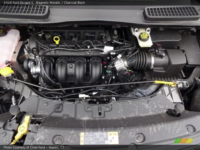 Magnetic Metallic / Charcoal Black 2016 Ford Escape S