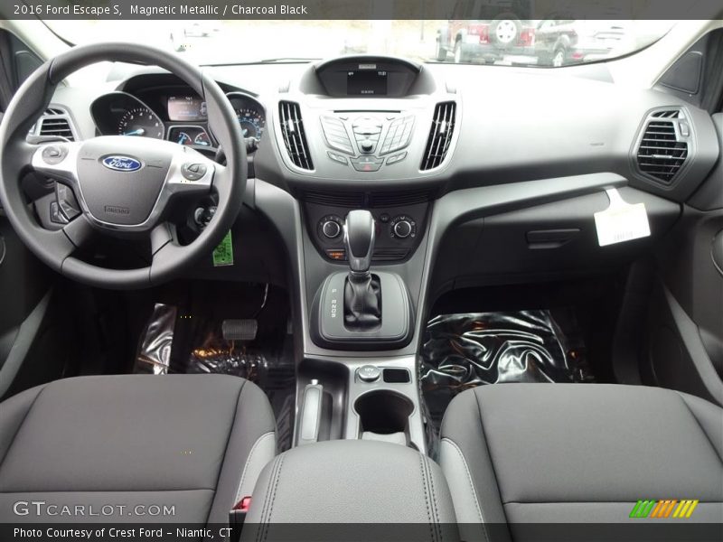 Magnetic Metallic / Charcoal Black 2016 Ford Escape S