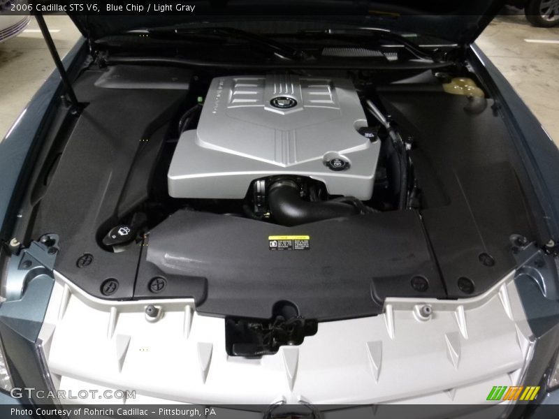 Blue Chip / Light Gray 2006 Cadillac STS V6