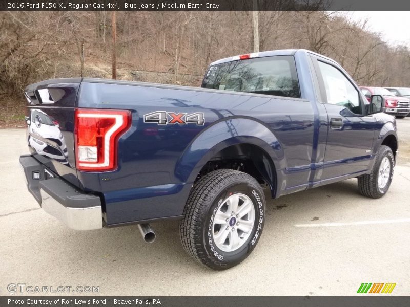  2016 F150 XL Regular Cab 4x4 Blue Jeans