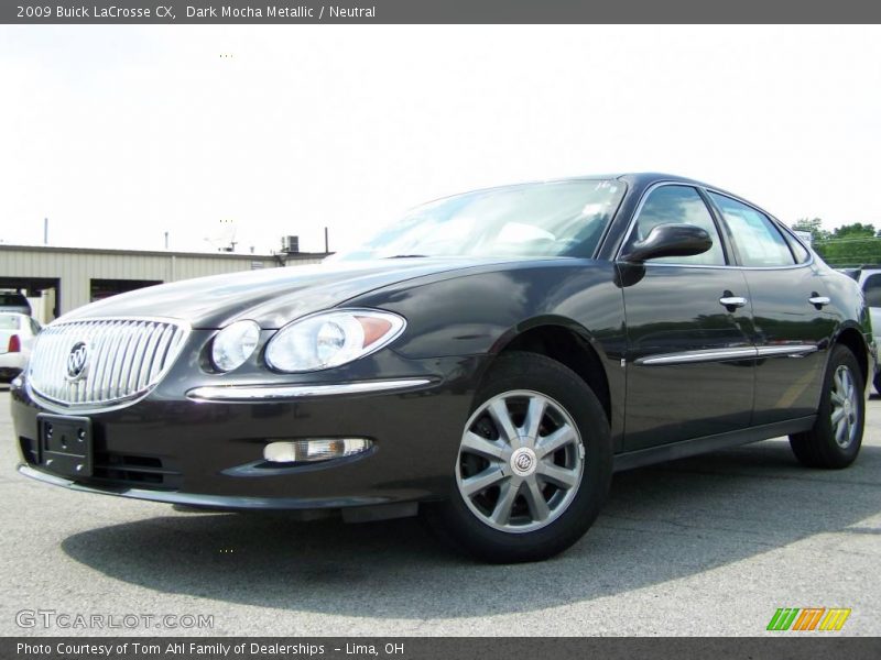 Dark Mocha Metallic / Neutral 2009 Buick LaCrosse CX