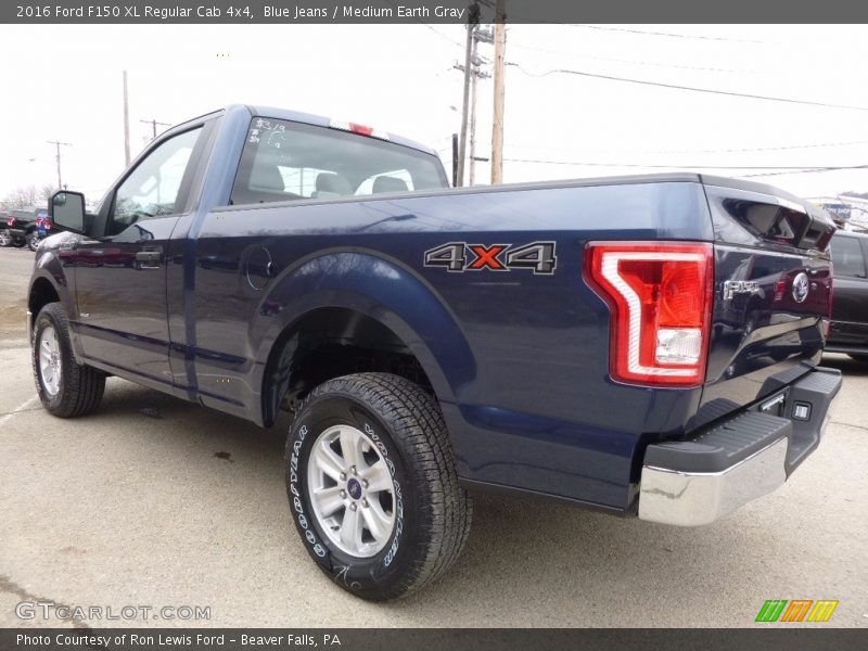 Blue Jeans / Medium Earth Gray 2016 Ford F150 XL Regular Cab 4x4