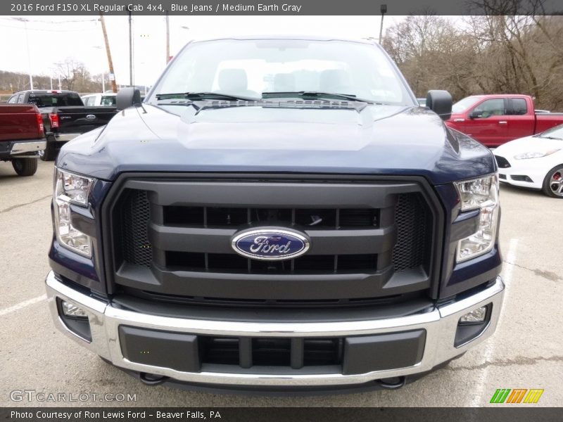 Blue Jeans / Medium Earth Gray 2016 Ford F150 XL Regular Cab 4x4