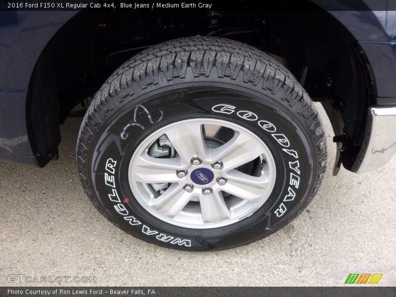 Blue Jeans / Medium Earth Gray 2016 Ford F150 XL Regular Cab 4x4