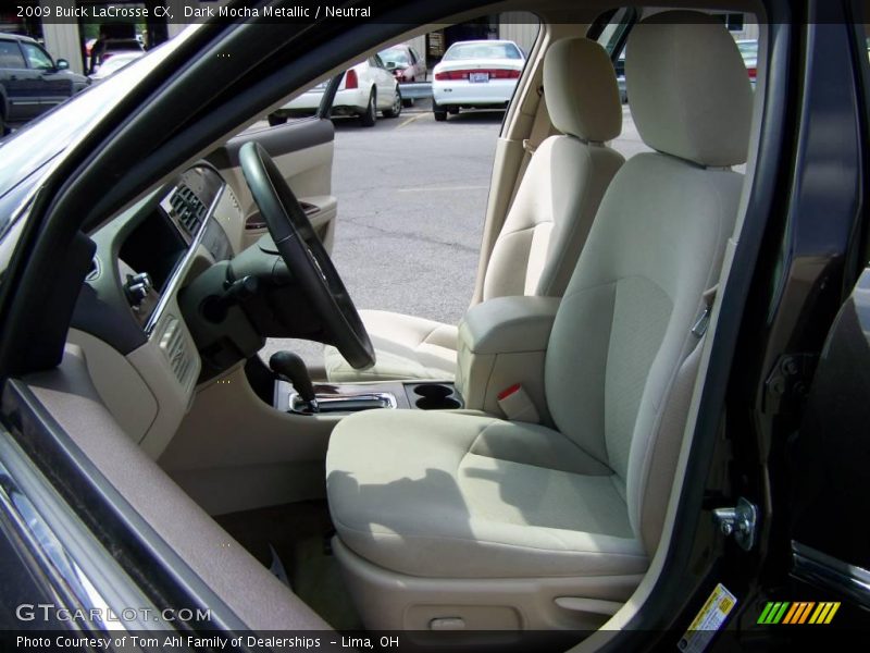 Dark Mocha Metallic / Neutral 2009 Buick LaCrosse CX