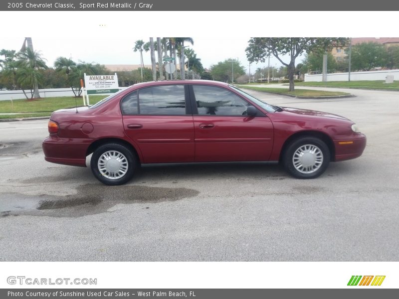 Sport Red Metallic / Gray 2005 Chevrolet Classic