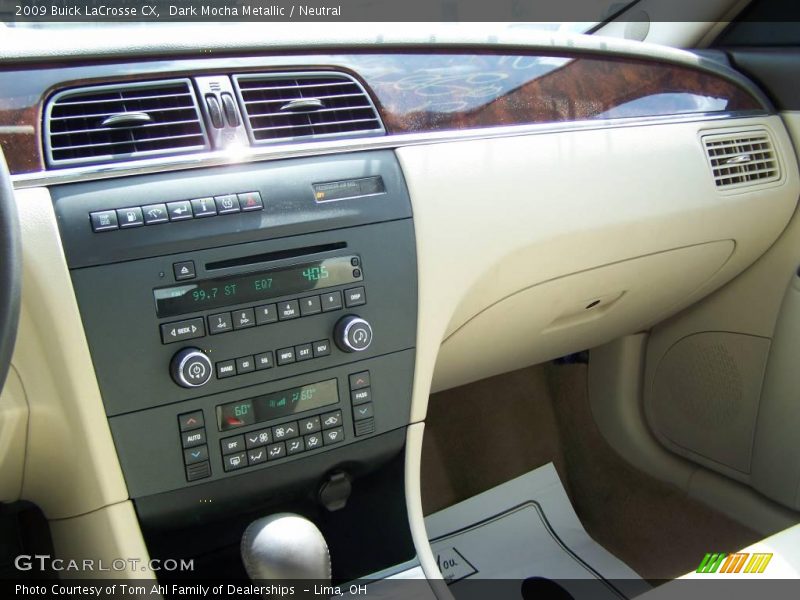 Dark Mocha Metallic / Neutral 2009 Buick LaCrosse CX