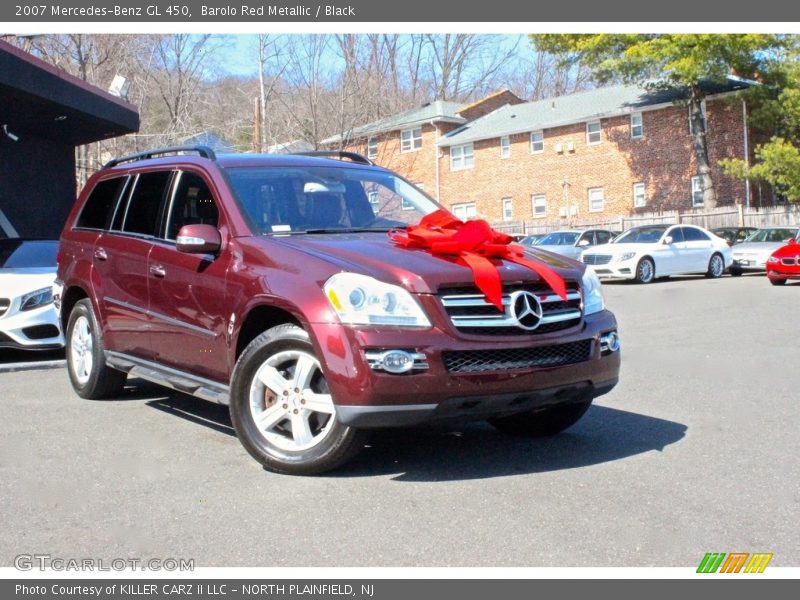 Barolo Red Metallic / Black 2007 Mercedes-Benz GL 450