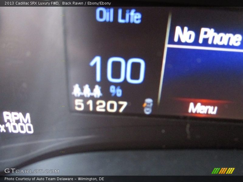 Black Raven / Ebony/Ebony 2013 Cadillac SRX Luxury FWD