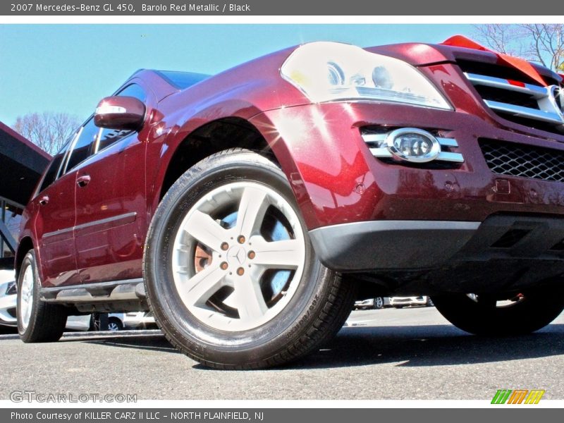 Barolo Red Metallic / Black 2007 Mercedes-Benz GL 450