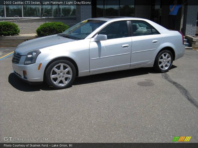 Light Platinum / Light Gray/Ebony 2003 Cadillac CTS Sedan