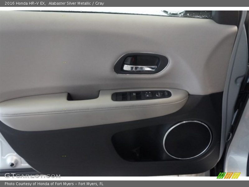 Alabaster Silver Metallic / Gray 2016 Honda HR-V EX