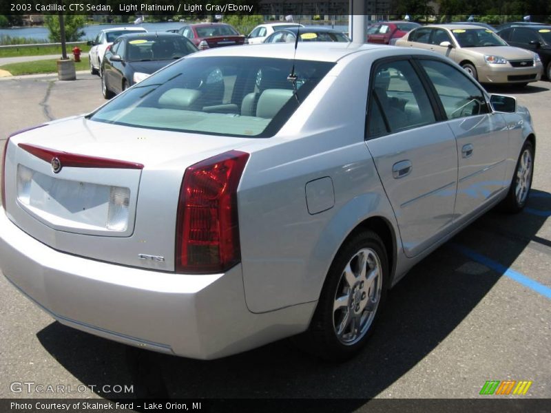 Light Platinum / Light Gray/Ebony 2003 Cadillac CTS Sedan
