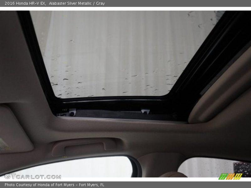 Alabaster Silver Metallic / Gray 2016 Honda HR-V EX