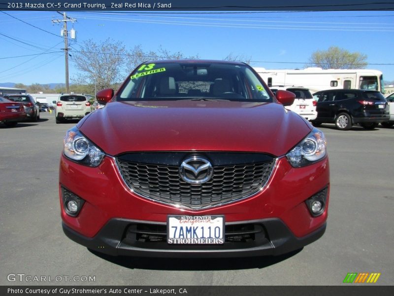 Zeal Red Mica / Sand 2013 Mazda CX-5 Grand Touring