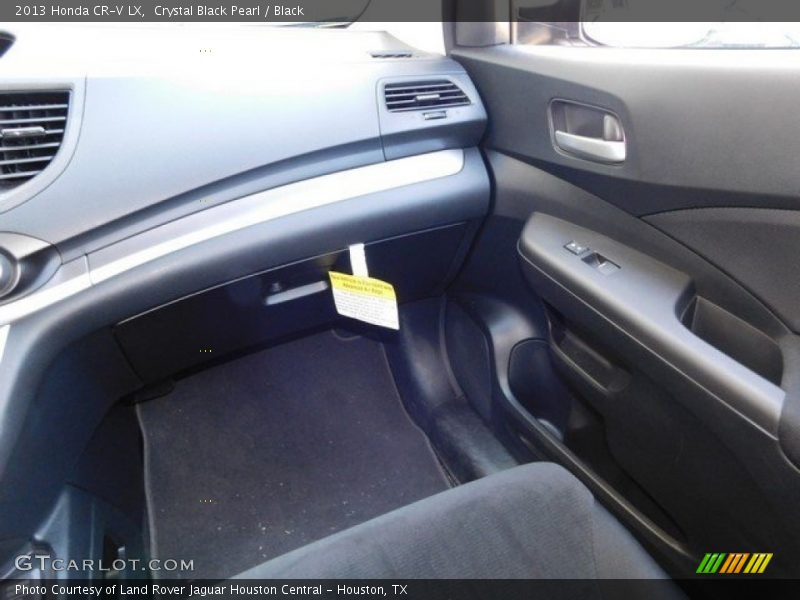 Crystal Black Pearl / Black 2013 Honda CR-V LX
