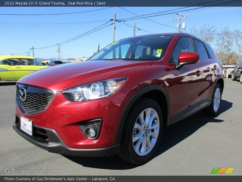 Zeal Red Mica / Sand 2013 Mazda CX-5 Grand Touring